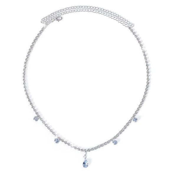 Crystal Droplets Hair Chain - Picture 3 of 6